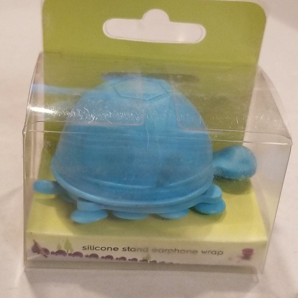 Turtle phone holder and earphone wrap